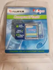 New FujiFilm CompactFlash 128MB Memory Card for Audio Players