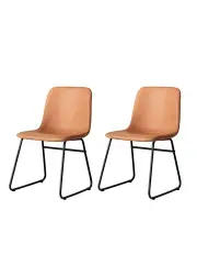 [Levede] 2x Padded Seat Dining and Lounge Chairs