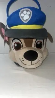 Paw Patrol Jumbo Toy Bucket Carrier With Character Chase The Dog