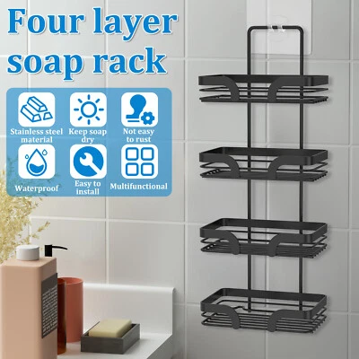 Shampoo Bar Holder 4 Tier Soap Bar Holder Stainless Steel Soap Dish Holder leGoD