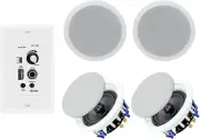 Home Audio Package in Wall Bluetooth Amplifier Volume Control Receiver Wall Plat