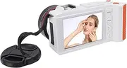 YUEHISY 70MP 4K Digital Camera, 50X Zoom Auto Focus Wide Angle F1.8 for Travel Vlog, DSLR Camera for Photography, for Boys Girls Kids (White)