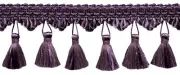 Tassel Fringe Trim, Style# TFSS0225, Color# H07 - Eggplant Purple [5 Yards]