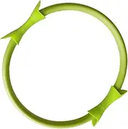 Body Pilates Ring - Lightweight Fitness Ring Resistance Pilates Hoop | Double Grip Exercise Equipment Toning Yoga Accessories for Thighs & Arms