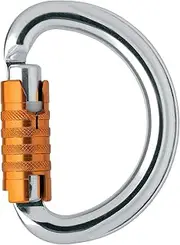 PETZL - Omni, Semi-Circle Carabiner for Climbing Harnesses