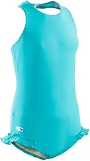 [SpecialKids.Company] Kes-Vir Halterneck Swimsuit for Girls - Eco Friendly - Age 13-14 Years/Turquoise