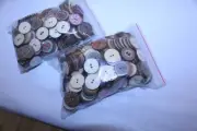 2 Packs Solid Wood Crafting Buttons Mixed Designs 20mm 200 Per Pack - 400 total