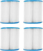 Parliky 4Pcs Pool Replacement Filter Kit Swimming Pool Water Pump Filter Easy Clean Design for Efficient Filtration and Circulation Pools and Spas