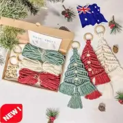 Christmas Tree DIY Kit Woven Macrame Christmas Trees DIY Set Wall Hangings Decor