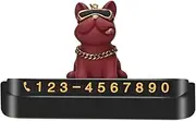 Phone Number Plate, Car Temporary Parking Card, Cute Cartoon Dashboard Parking Plate, Portable Parking Stop Plate Display, Creative Car Decoration Accessories for Dashboard