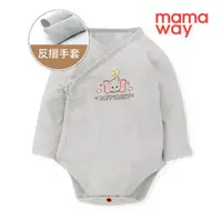 在飛比找momo購物網優惠-【mamaway 媽媽餵】新生兒迪士尼Q彈棉質長袖包屁衣 1
