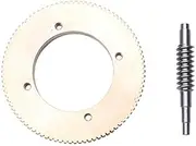 Stainless Steel Worm Tin Bronze Worm Gear Wear 1:90 Reduction Ratio Large Reduction Ratio