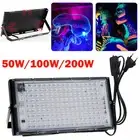 100W 200W LED UV Stage Blacklight Ultraviolet Flood Effect Light DJ Disco Party