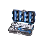 43 Pcs of Kincrome 1/4" Drive LOK-ON Socket & Bit Set - Mirror Polish Finish