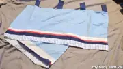 My Baby Sam First Mate Valance Curtain In Blue 52" X 14"