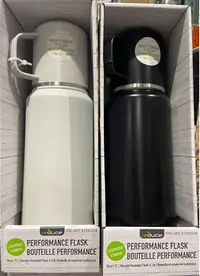 在飛比找Yahoo!奇摩拍賣優惠-REDUCE 不鏽鋼真空保溫瓶 容量約1公升(黑白2色可選)