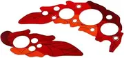 SWOOMEY Grape Leaf Flower Design Acoustic Guitar Pickguard Anti-scratch Guard Plate Self-adhesive Folk Guitar Parts
