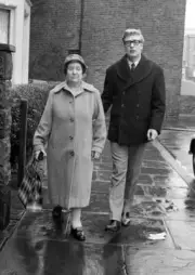 Michael Caine and his mother Ellen Maria Burchel 1964 Old Photo