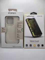 iPhone 14 Pro: Incipio Organicore Case + Privacy Glass Screen Protector ️