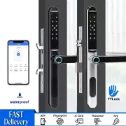 Bluetooth Electronic Lock Password Fingerprint Aluminum Sliding Door 2885