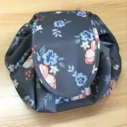 Portability Travel Cosmetic Bag Drawstring Magic Large Storage Makeup Pouch GV