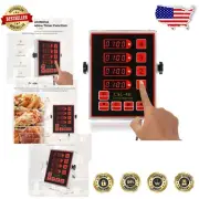 4-Channel Digital Kitchen Timer - Loud Alarm & Adjustable Volume for Efficiency