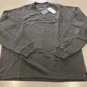 Women’s Abercrombie And Fitch Gray Pull Over Crewneck Sweatshirt Size Medium $60