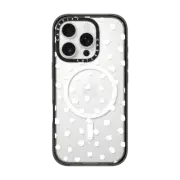 iPhone 16 Pro Impact Case MagSafe Compatible Mod Dot by Nature Magick - White + Clear