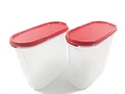 [Tupperware] Tupin Modular Mate Oval Plastic Container Set, 1.7 L -2 Pieces