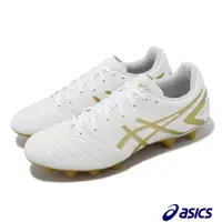 在飛比找PChome24h購物優惠-Asics 亞瑟士 足球鞋 DS Light 男鞋 白 金 