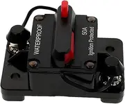 SEWOART Car Insurance Holder Switches Air Conditioner Disconnect Car Audio Fuse Block Dc Circuit Breaker Switch Yacht Rv Circuit Breaker Circuit Break Switch Marine Breaker Black Alloy
