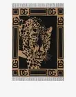 NEW Dolce & Gabbana Casa Leopard Cashmere Throw Blanket 55" x 71" NWT $2,795