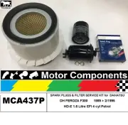 SPARK PLUG & FILTER SERVICE KIT for DAIHATSU FEROZA F300 HD-E 1.6L EFI 89>2/95