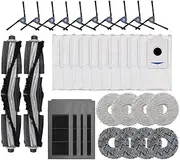 Compatible for Ecovacs Deebot X2 / X2 Omni / X2 Pro Plus Accessories Dust Bag Mop Roller Cover Filter Robot Replacement Parts 1Set