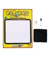 PAC-MAN 23” Tin Scoreboard & Dry Erase Wall Hanging Arcade ARCADE1up Whiteboard