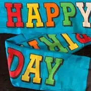 Magic Trick Flash Happy Birthday Banner Color Change Kids Adult Magic Trick