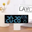 Multi-functional Alarm Clocks Date Digital LED Clocks for Bedroom
