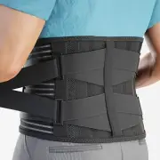 Adjustable Lumbar Support Lower Waist Back Belt Brace Pain Relief For Men Women