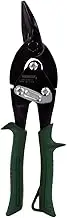 MIDWEST Blackout Series Aviation Snip - Right Cut Regular Tin Cutting Shears with Forged Blade & KUSH'N-POWER Comfort Grips - MWT-6716RO
