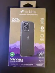 Nimble Tech For Good 72% Certified R3cycled Plastic Clear Case iPhone 13 Pro NEW