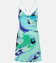 [Pucci] Pucci Orchidee minidress AU 12 multicoloured