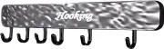 Under Cabinet Hooks Adhesive, Cabinet Sliding Hook, Adjustable Cabinet Door Hangers Adhesive No Punching for Soup Spoons