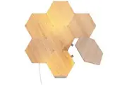 Nanoleaf Elements Wood Look Starter Kit 7 Pack, Explore your own unique lighting
