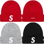 SUPREME NEW ERA® S LOGO BOX LOGO  BEANIE 毛帽 毛線帽