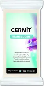Cernit Translucent Polymer Clay, 500g / 17.7 oz.