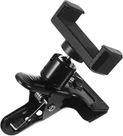Phone Tripod Holder for Travel Suction Cell Phone Stand Dual Hole Clip Compact for Plane Car or Home Random Style