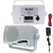 Marine Herdio 2X3.5" Outdoor Bluetooth Speakers Wall Mount 3-Way Boat Waterproof