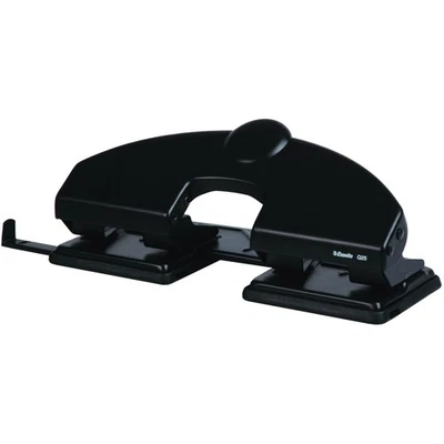 Esselte 177039 Q25 4 Hole Punch Black - Hole Punches, AC177039
