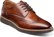 [Florsheim] Men's, Vibe Wingtip Oxford, Cognac Brown, 10 Wide