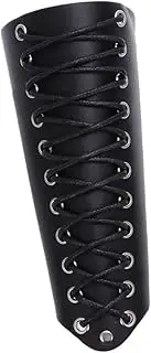 BESTYASH Punk Style Rope Weaving Wrist Band Wrist Strap for Comfort During Exercise Black Bracelet